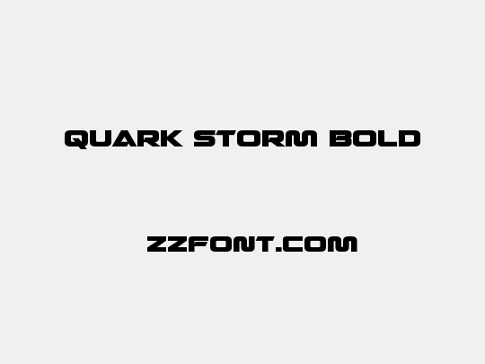 Quark Storm Bold