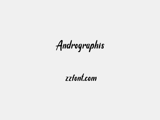 Andrographis