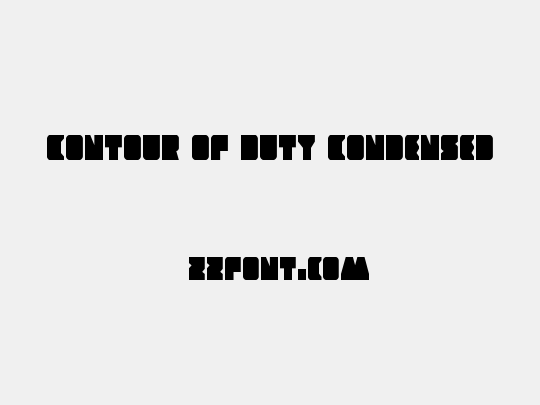 Contour of Duty Condensed