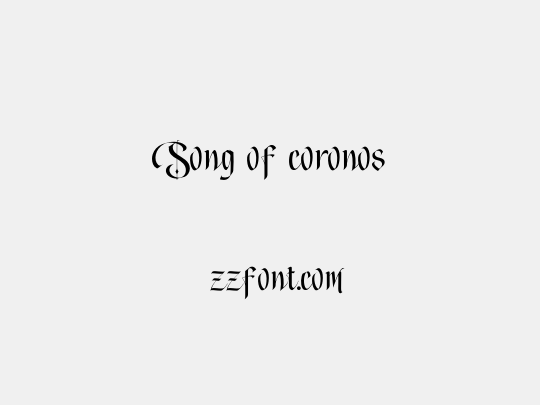 Song of coronos