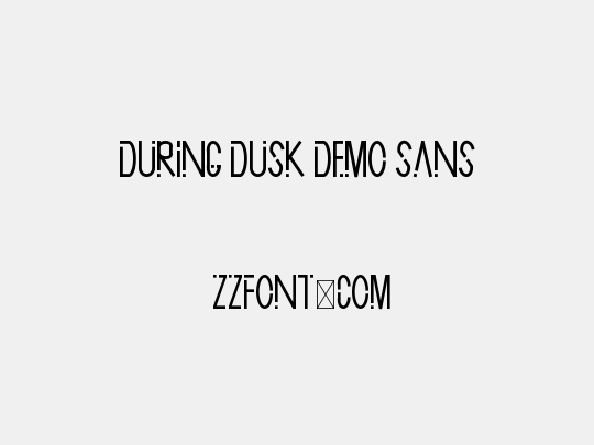 During Dusk Demo Sans