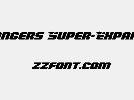 Army Rangers Super-Expanded Italic