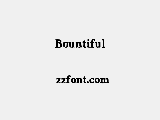 Bountiful