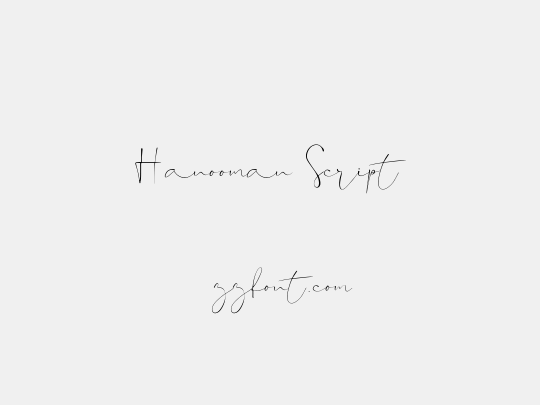 Hanooman Script