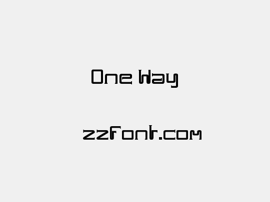 One Way