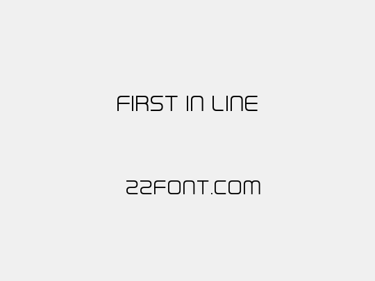 First In Line