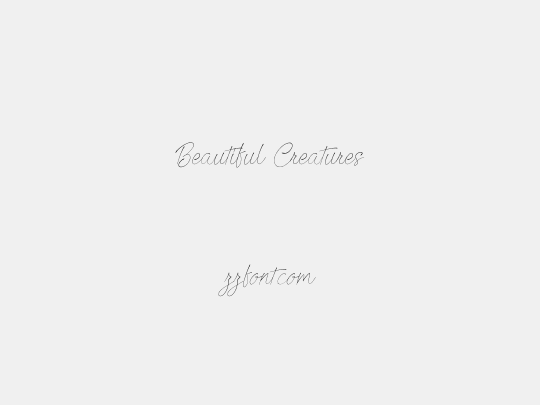 Beautiful Creatures