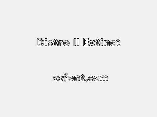 Distro II Extinct