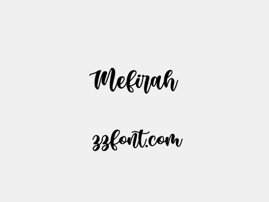 Mefirah