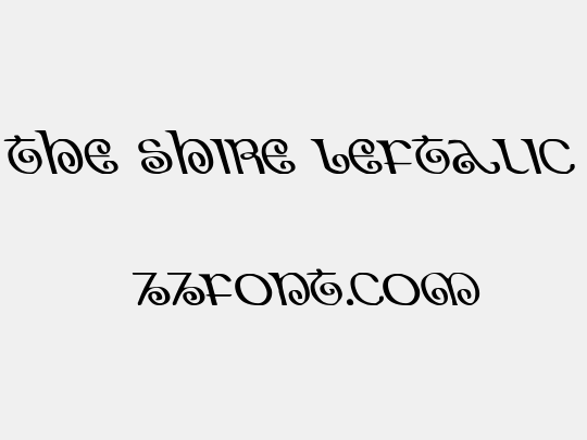 The Shire Leftalic
