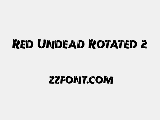 Red Undead Rotated 2