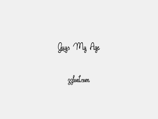 Guys My Age
