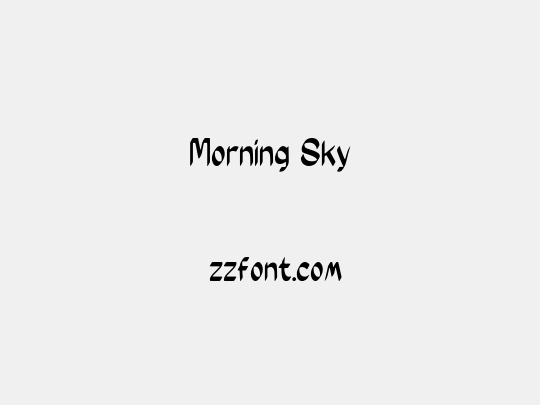 Morning Sky
