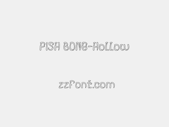 FISH BONE-Hollow