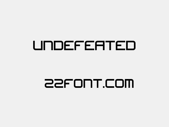 undefeated