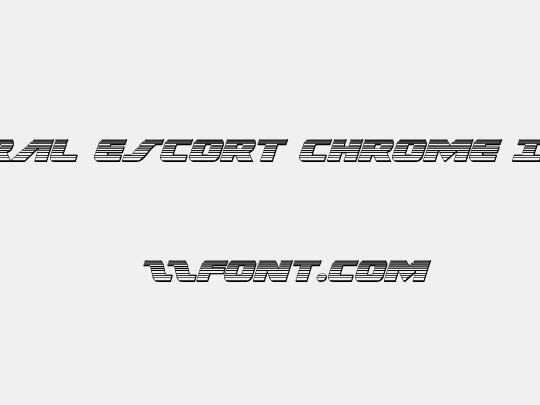 Federal Escort Chrome Italic