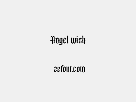 Angel wish