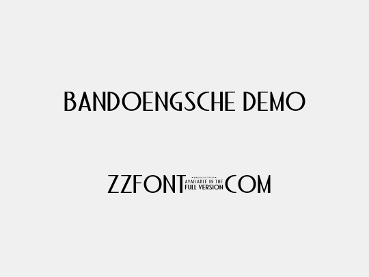 Bandoengsche DEMO