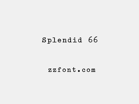 Splendid 66