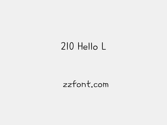210 Hello L
