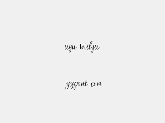 ayu widya