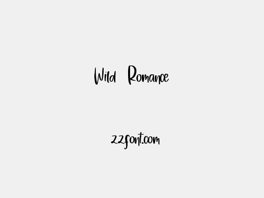 Wild  Romance