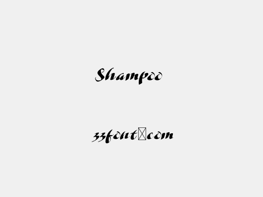 Shampoo