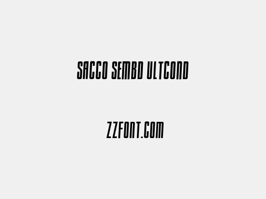 Sacco SemBd UltCond