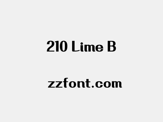 210 Lime B