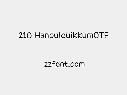 210 HaneuleuikkumOTF