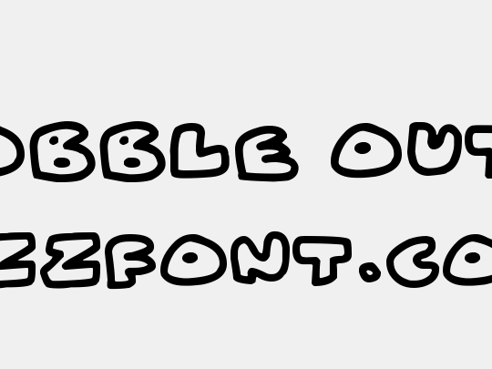 Fat Wobble Outlines