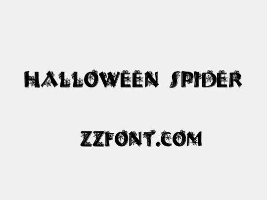 Halloween Spider