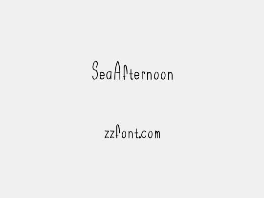 SeaAfternoon