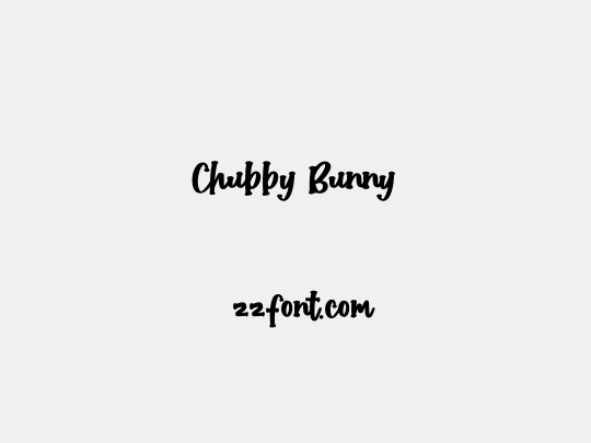 Chubby Bunny