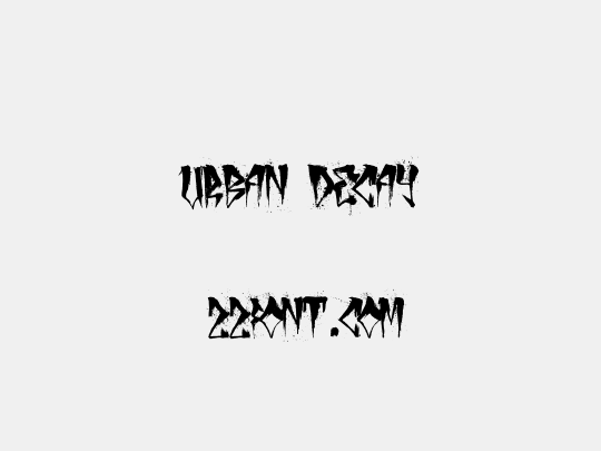 urban decay