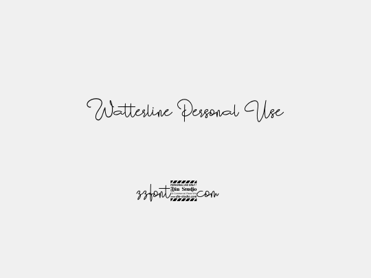 Watterline Personal Use
