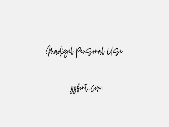 Madigel Personal Use