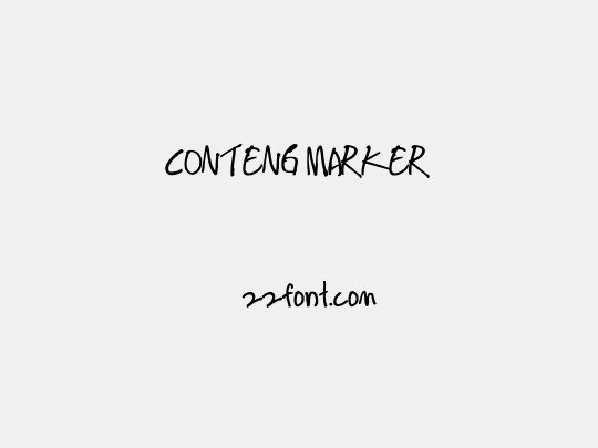 CONTENG MARKER