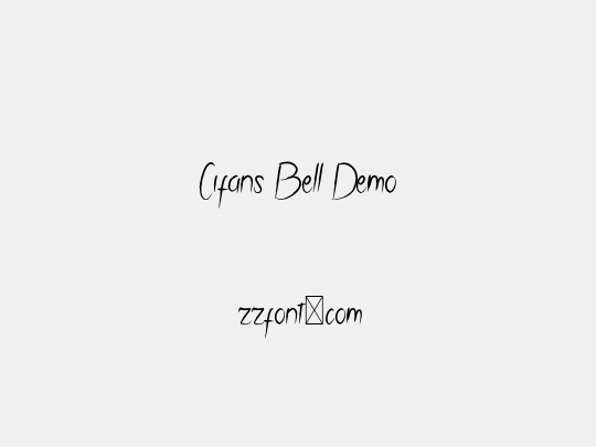 Cifans Bell Demo