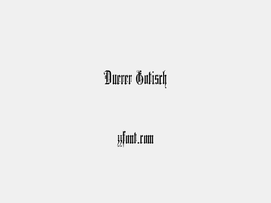 Duerer Gotisch