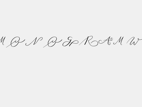 MONOGRAM W