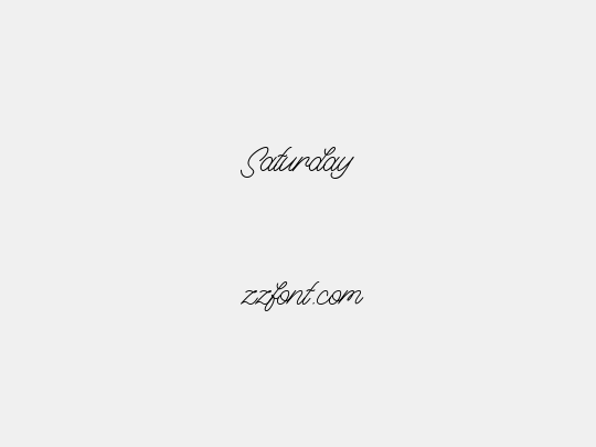 Saturday