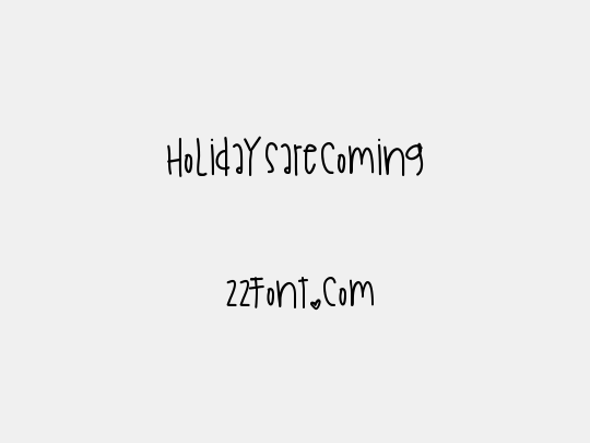 HolidaysAreComing