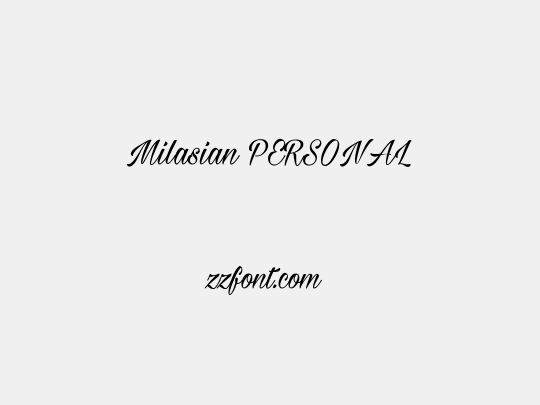 Milasian PERSONAL