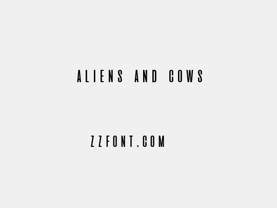 aliens and cows