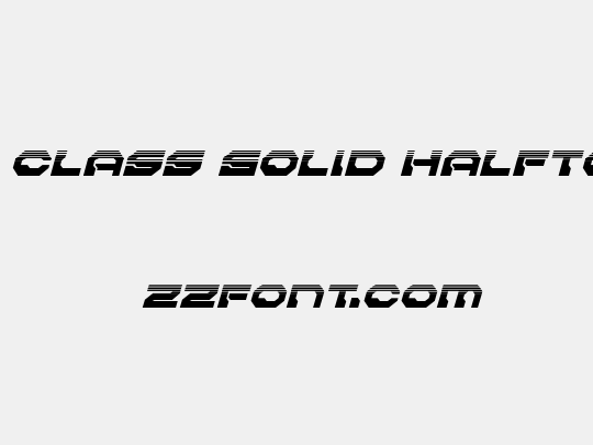 Pulsar Class Solid Halftone Italic