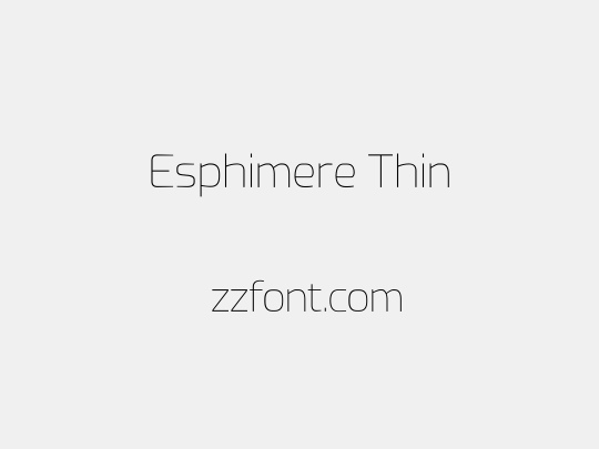 Esphimere Thin