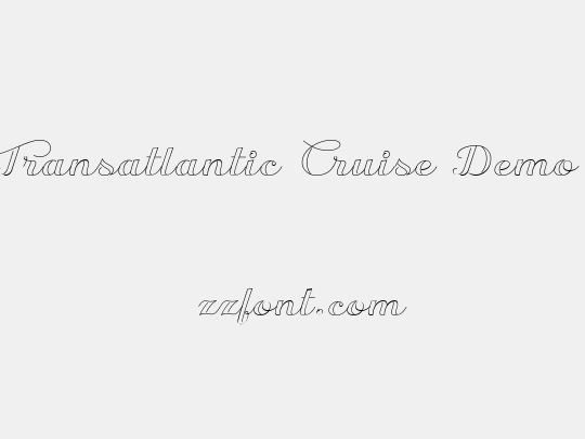 Transatlantic Cruise Demo