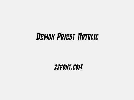 Demon Priest Rotalic