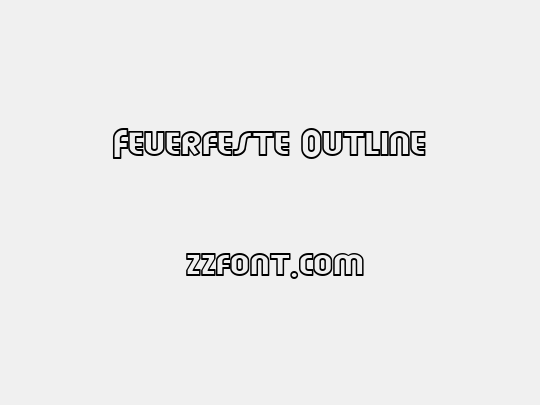 Feuerfeste Outline